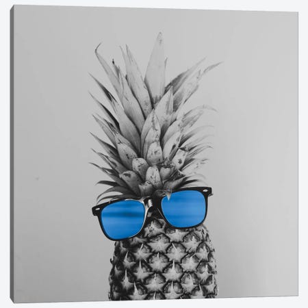 Mr. Pineapple II Canvas Print #CVA130} by Chelsea Victoria Canvas Art