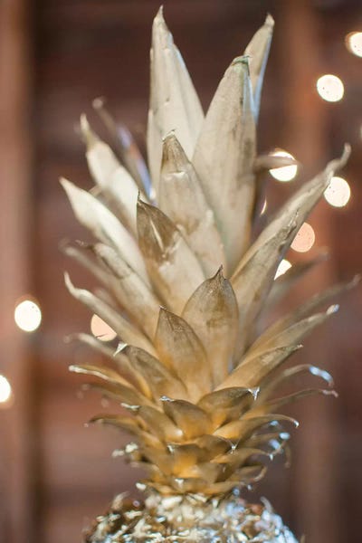 Chelsea Victoria: Gold Pineapple I by Chelsea Victoria