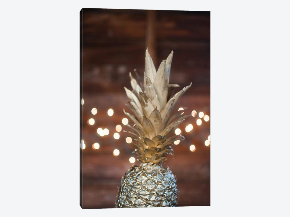 Gold Pineapple II by Chelsea Victoria 1-piece Art Print