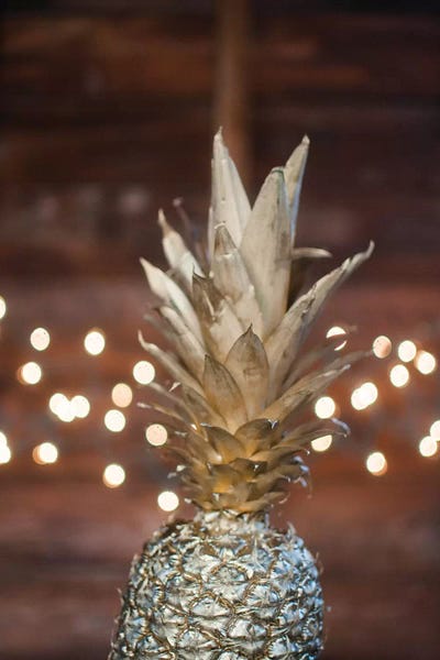 Still Life Photography: Gold Pineapple II by Chelsea Victoria