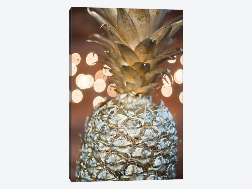 Gold Pineapple III by Chelsea Victoria 1-piece Canvas Artwork