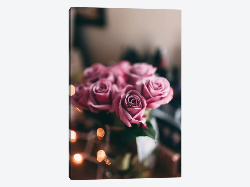 Purple Roses by Chelsea Victoria 1-piece Canvas Wall Art