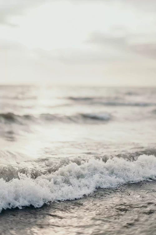 White Waves And Sky