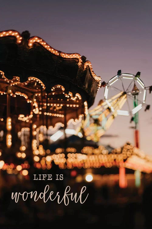 Life Is Wonderful by Chelsea Victoria wall art