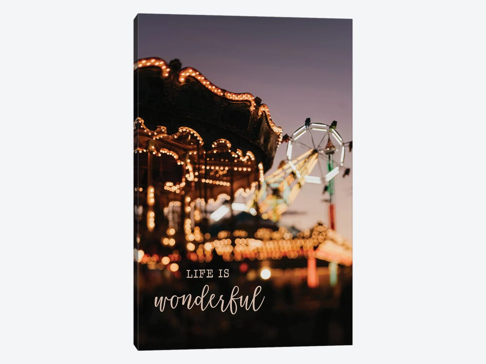 Life Is Wonderful by Chelsea Victoria 1-piece Canvas Art Print
