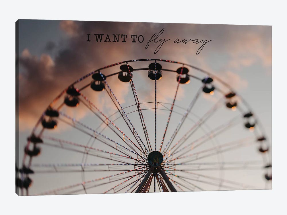 I Want To Fly Away by Chelsea Victoria 1-piece Canvas Art