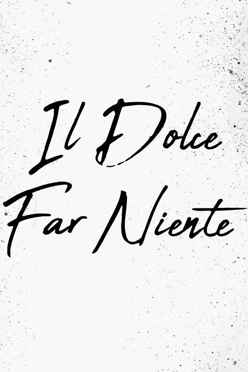 Il Dolce Far Niente by Chelsea Victoria wall art
