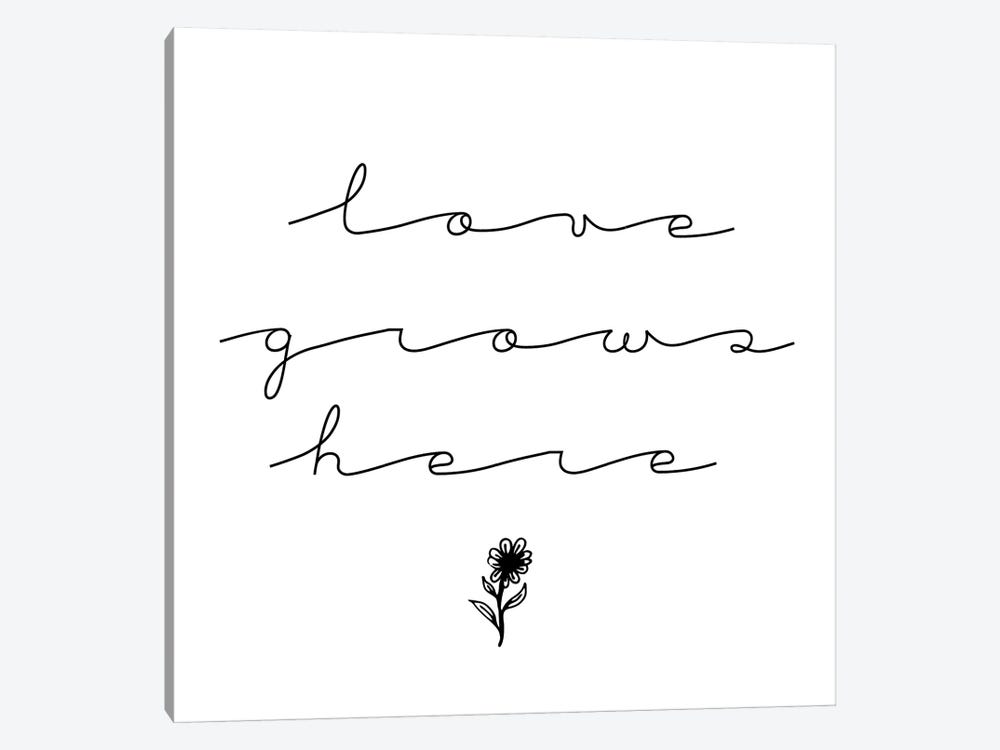 Love Grows Here by Chelsea Victoria 1-piece Canvas Art Print