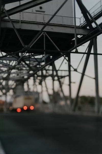 Bridge Traffic by Chelsea Victoria acrylic art print