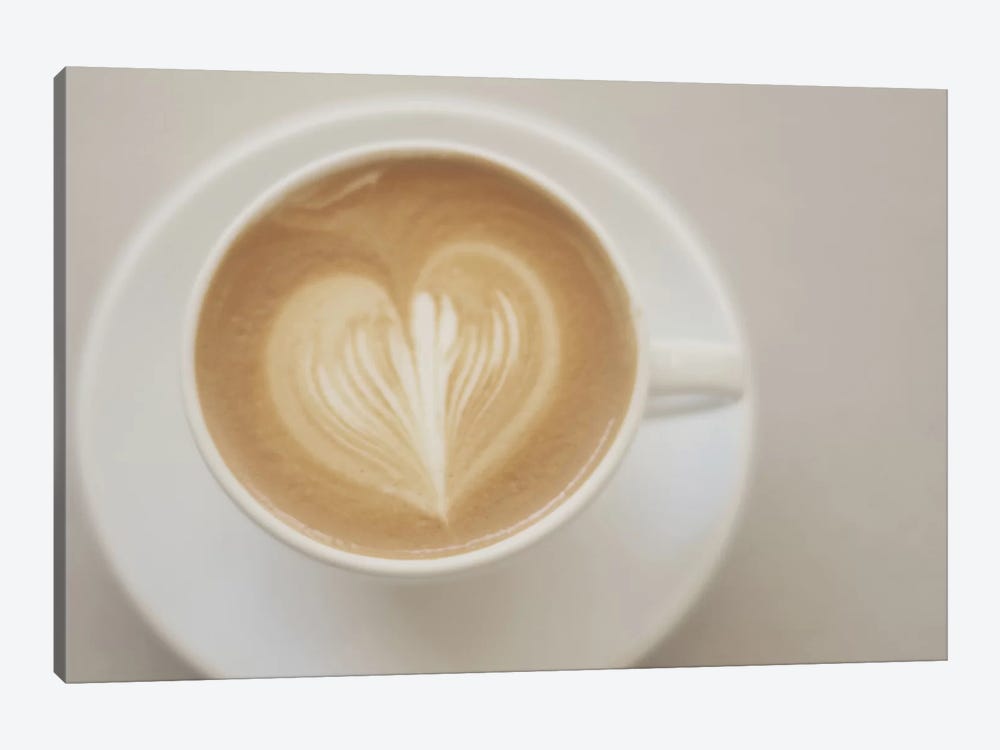 A Latte Love by Chelsea Victoria 1-piece Canvas Art Print