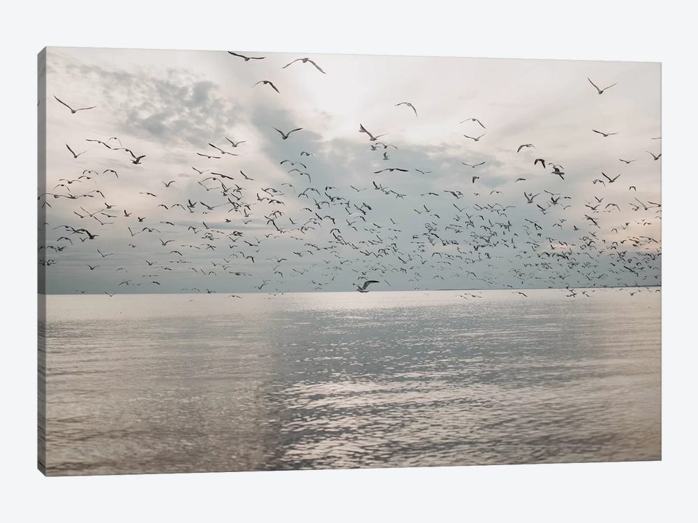 Seagulls over the sea by Chelsea Victoria 1-piece Art Print