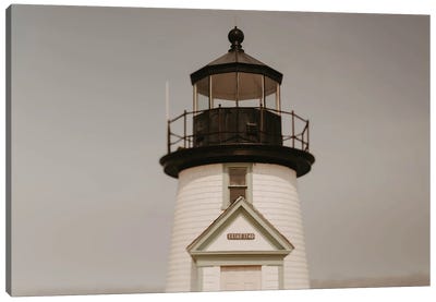 Nantucket Lighthouse Canvas Art Print - Lighthouse Art