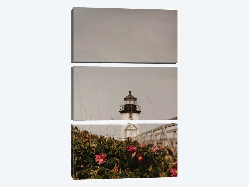 The Lighthouse On Nantucket by Chelsea Victoria 3-piece Canvas Art