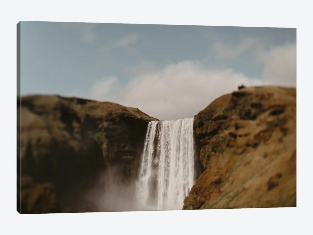 Skógafoss Waterfall by Chelsea Victoria 1-piece Canvas Art Print