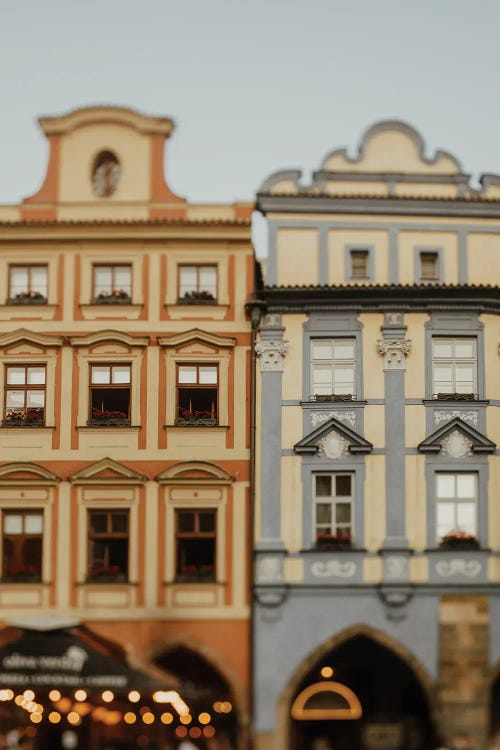 Prague Houses And Twinkles