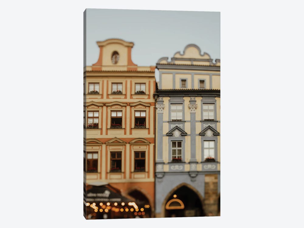 Prague Houses And Twinkles by Chelsea Victoria 1-piece Canvas Wall Art
