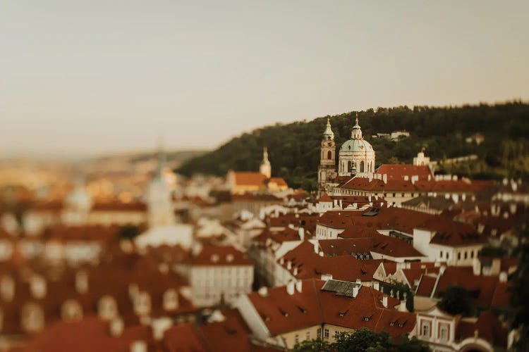 Prague Red Tile Rooftops by Chelsea Victoria wall art