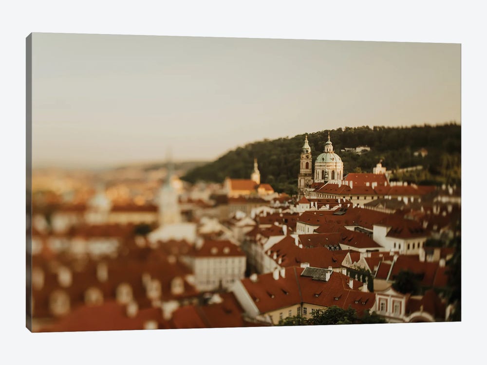 Prague Red Tile Rooftops by Chelsea Victoria 1-piece Canvas Art