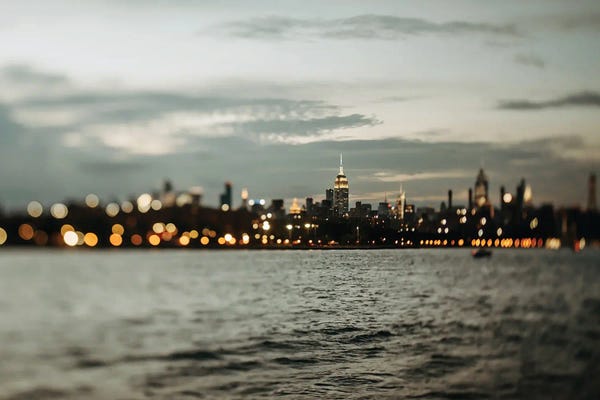 New York City Skylines: Ferry To Manhattan by Chelsea Victoria