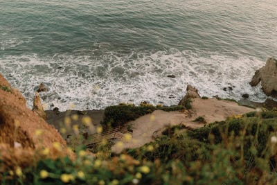 Malibu Cliff by Chelsea Victoria acrylic art print