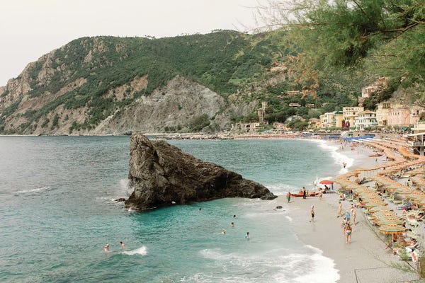 Chelsea Victoria: Monterosso Al Mare Beach by Chelsea Victoria