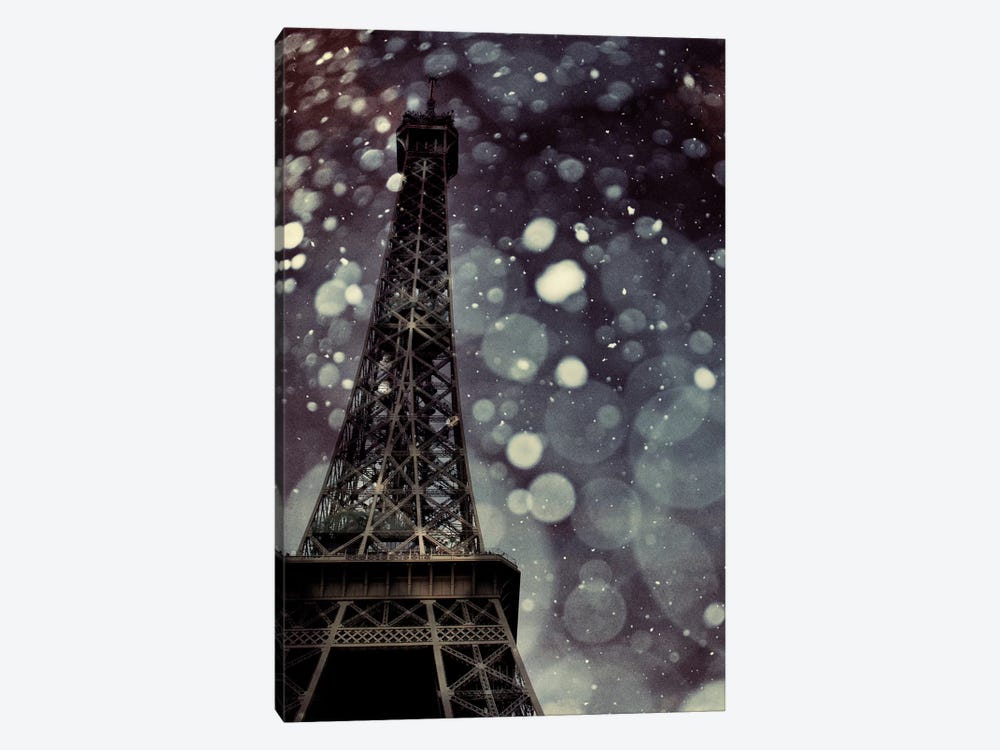 Paris Is Snowing by Chelsea Victoria 1-piece Art Print