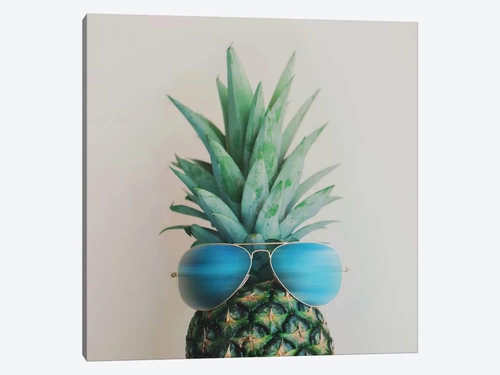 Pineapple In Paradise by Chelsea Victoria 1-piece Canvas Wall Art