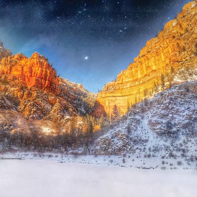 Mountain Valley by Caitlin Vera canvas print