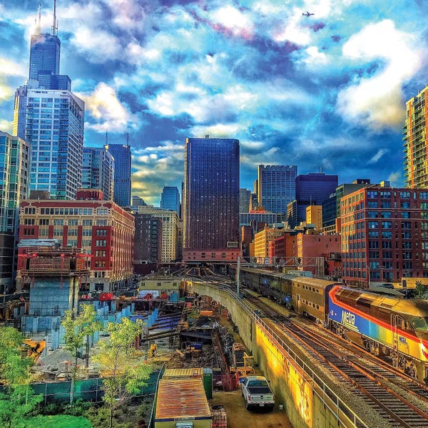 Illinois: Northbound Train by Caitlin Vera