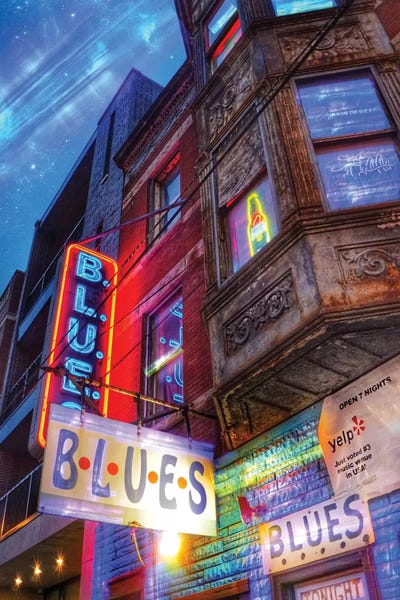 Blues by Caitlin Vera framed wall art