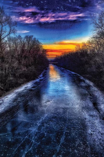 Sunset Drive by Caitlin Vera framed wall art