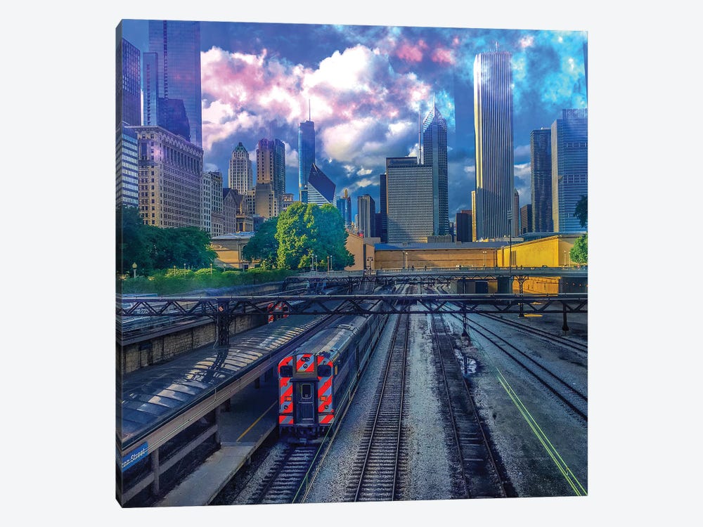 Track Number 3 by Caitlin Vera 1-piece Canvas Art Print