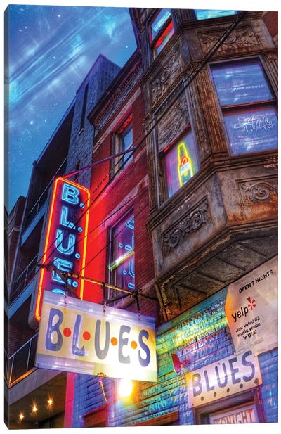 Blues Canvas Art Print