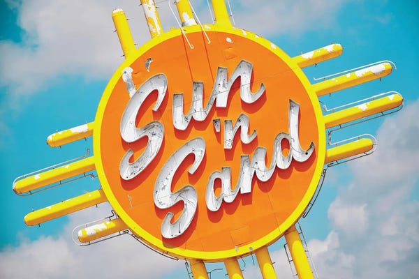 Signs: Sun N Sand II by Carlos Vargas