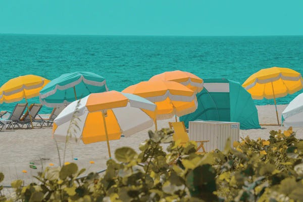 Carlos Vargas: Umbrellas I by Carlos Vargas