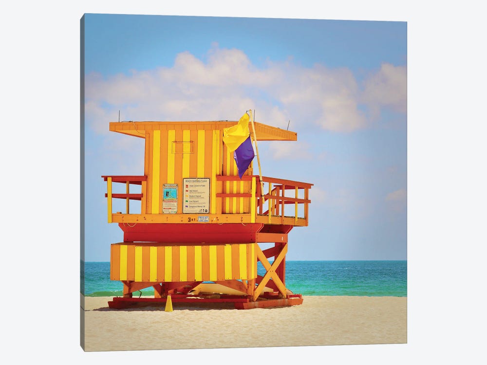 Lifeguard Station by Carlos Vargas 1-piece Canvas Wall Art