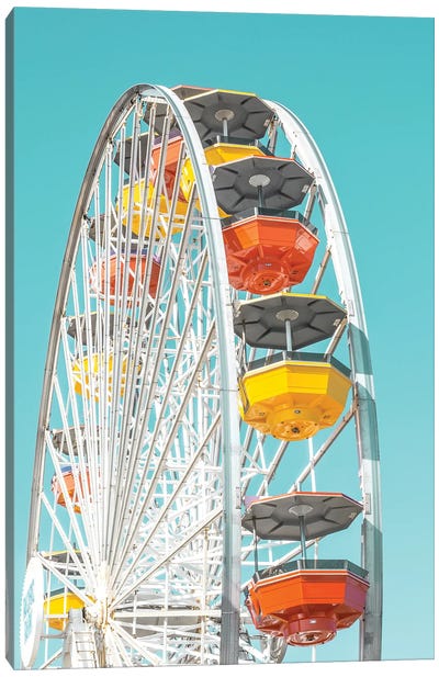 Pacific Wheel I Canvas Art Print - Ferris Wheels