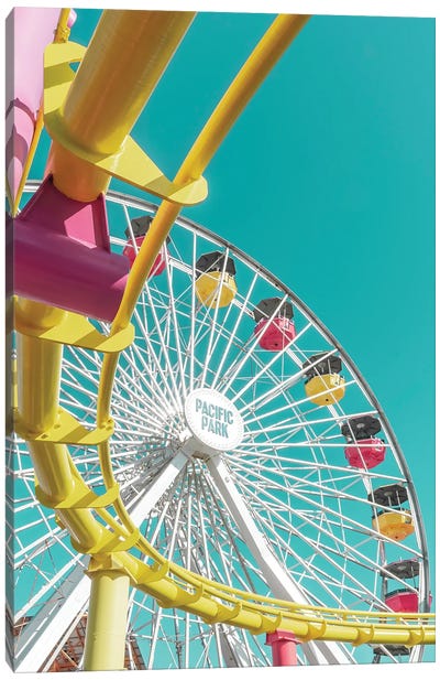 Pacific Wheel II Canvas Art Print - Ferris Wheels