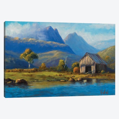 Morning Light On Cradle Mountain Tasmania Canvas Print #CVI11} by Christopher Vidal Canvas Artwork