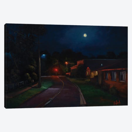 Neighbourhood 2 - Red Reflections Canvas Print #CVI14} by Christopher Vidal Canvas Print