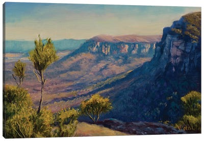 Boars Head Blue Mountains Canvas Art Print - Christopher Vidal