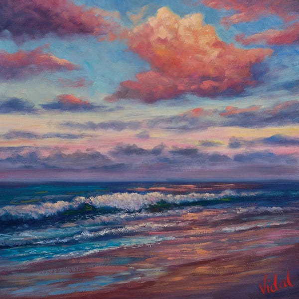 Christopher Vidal: Last Light At Coolum Beach, QLD by Christopher Vidal