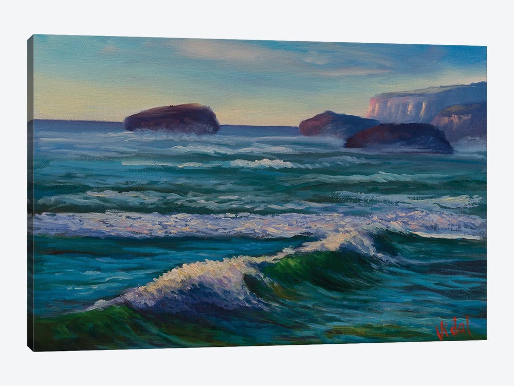 Ocean Currents Near Port Campbell VIC by Christopher Vidal 1-piece Canvas Print