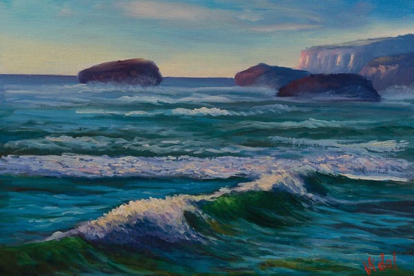 Victoria: Ocean Currents Near Port Campbell VIC by Christopher Vidal