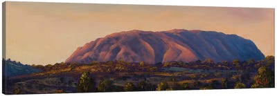 Sunrise On Uluru (Ayers Rock) NT Canvas Art Print - Christopher Vidal