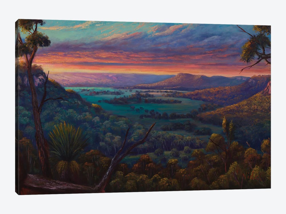 Sunset View At Shipley Plateau Blackheath by Christopher Vidal 1-piece Canvas Wall Art
