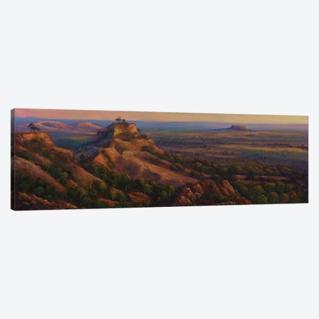 The View From Mt Slowcombe Yaraka QLD Canvas Print #CVI31} by Christopher Vidal Canvas Wall Art