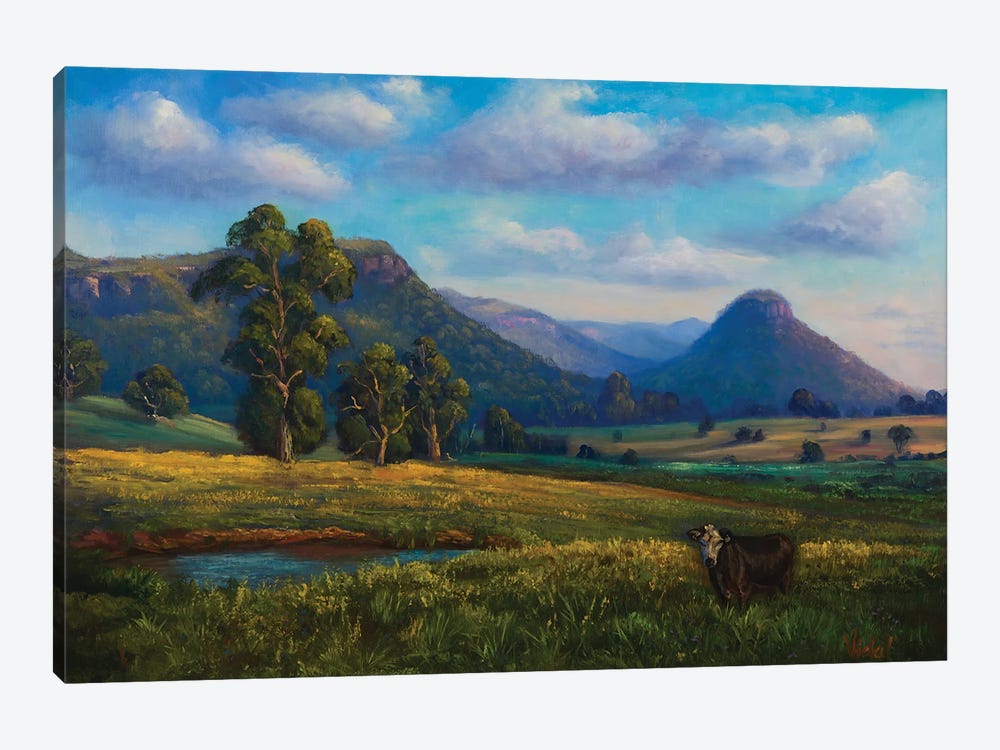 Views Of Dunville Loop, Capertee Valley by Christopher Vidal 1-piece Canvas Artwork