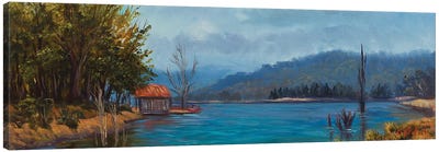 An Evening Walk Near Lake Jindabyne Canvas Art Print - Christopher Vidal