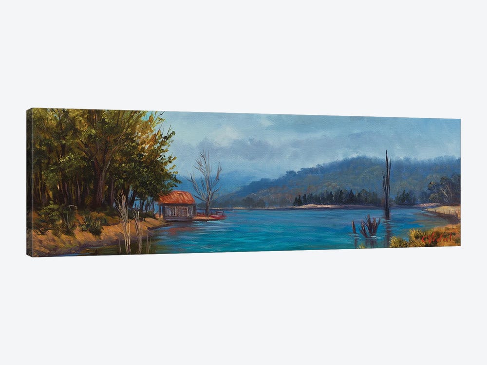 An Evening Walk Near Lake Jindabyne by Christopher Vidal 1-piece Canvas Art